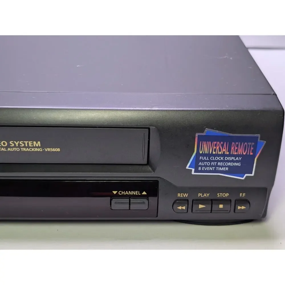 Samsung VR5608 VHS VCR 4 Head Video Cassette RecorderFOR PARTS REPAIR AS-IS
